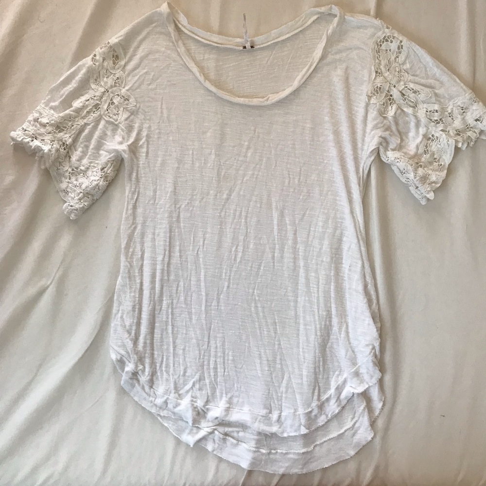 Free People Lace Shirt